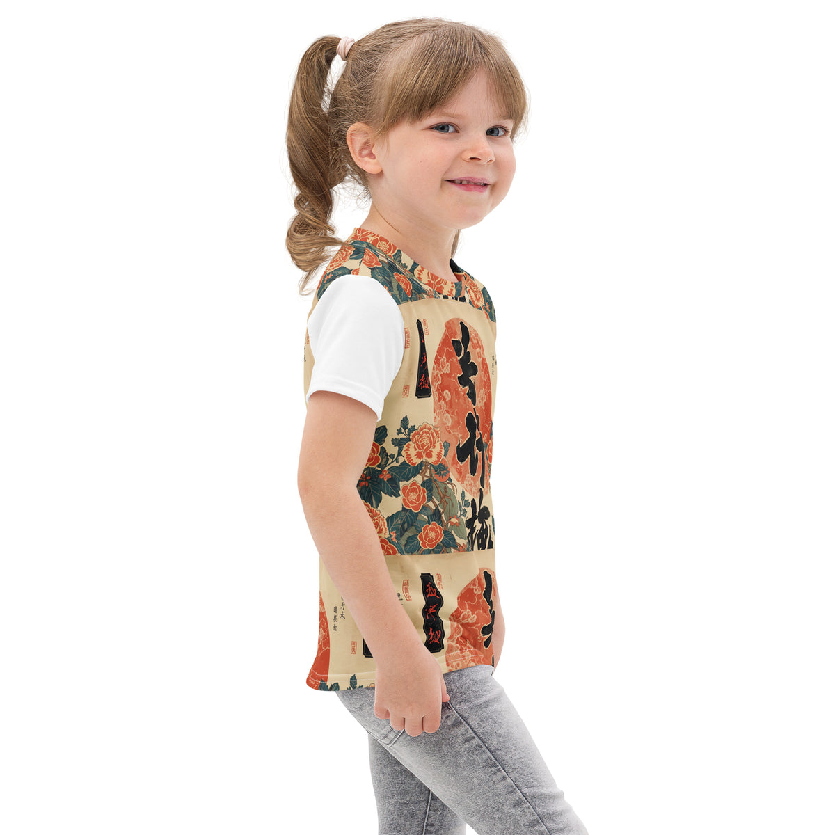 ChiŌji Drift® Shodō Design Kids cotton crew neck t-shirt 1