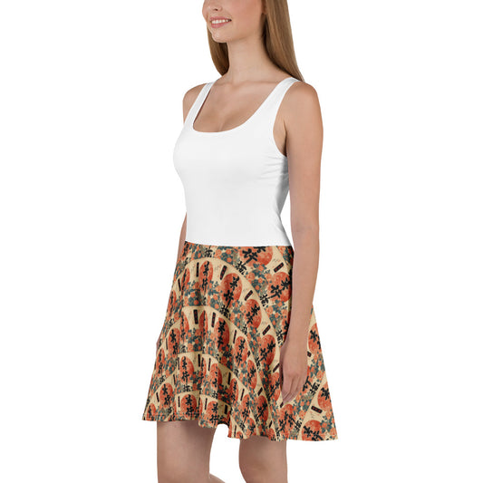 ChiŌji Drift® Shodō Design Skater Dress
